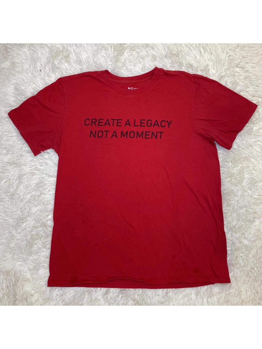 Miles Chamley-Watson “CREATE A LEGACY NOT A MOMENT” Nike Tee Men’s T-shirt Sz L